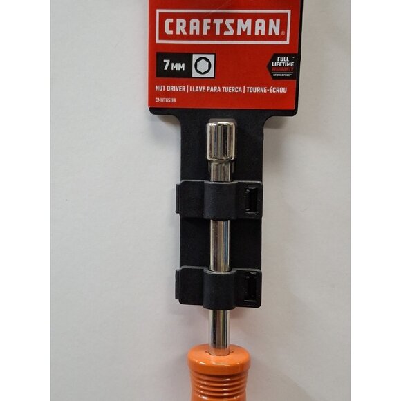 New CRAFTSMAN, 7MM "NUT DRIVER", Color Coded Orange, CMHT65116, - Picture 2 of 3